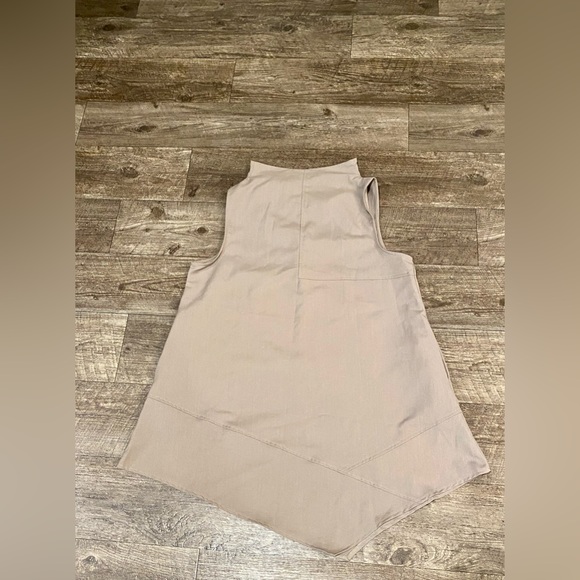 Rare sleeveless dress tunic asymmetrical Small Wool Asian Fashion designer - Picture 6 of 8